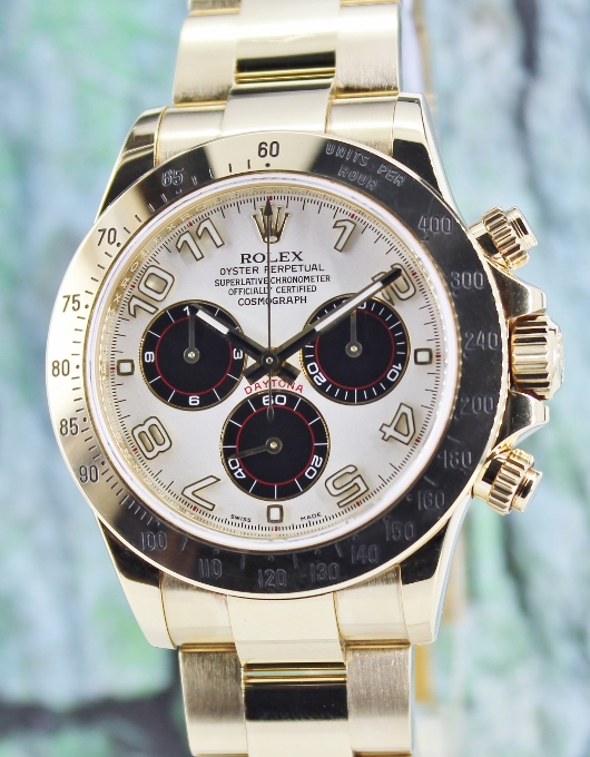 (image for) A ROLEX 18K YELLOW GOLD DAYTONA COSMOGRAPH / 116528